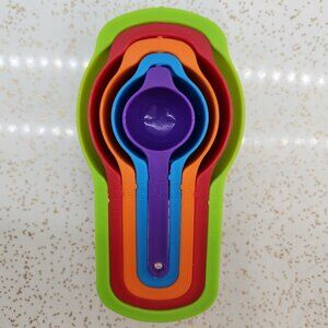 Plastic Rainbow Nesting Measure Cups